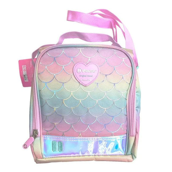 Mermaid Pastels Pause Insulated Lunch Bag