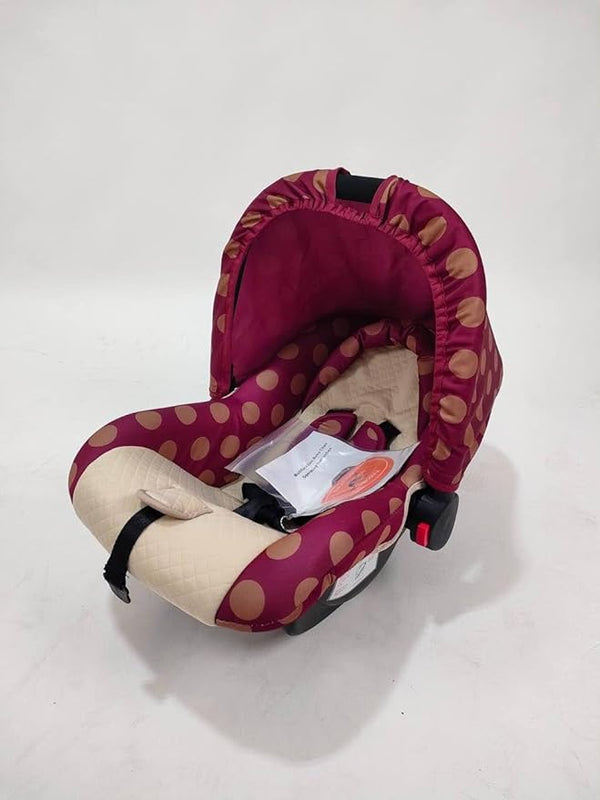 Car Seat With Metal Hand Levels For Newborns Up To 18 Months - Multicolor