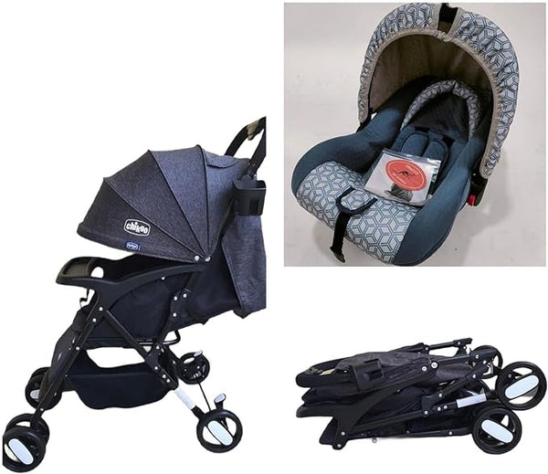 Push and Go Stroller with car seat travel system_Blue