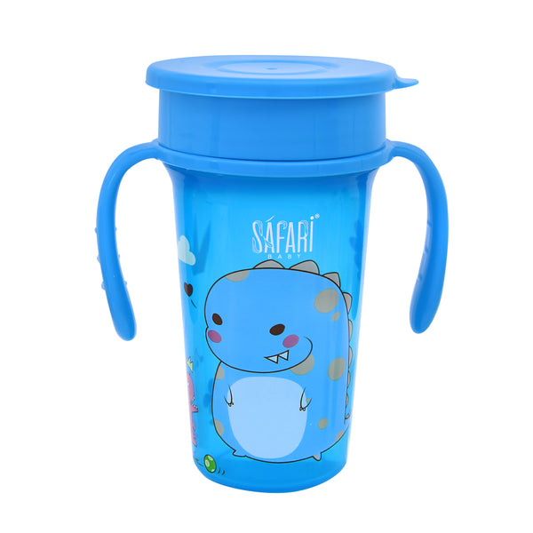 Safari 360 Cup 12+M 300Ml With Handles & Cover | Blue