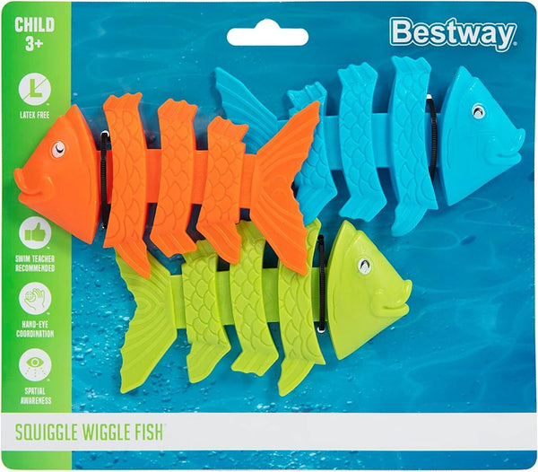 Bestway Hydro Swim Fish Shaped Diving Toy Set - 3 Pieces