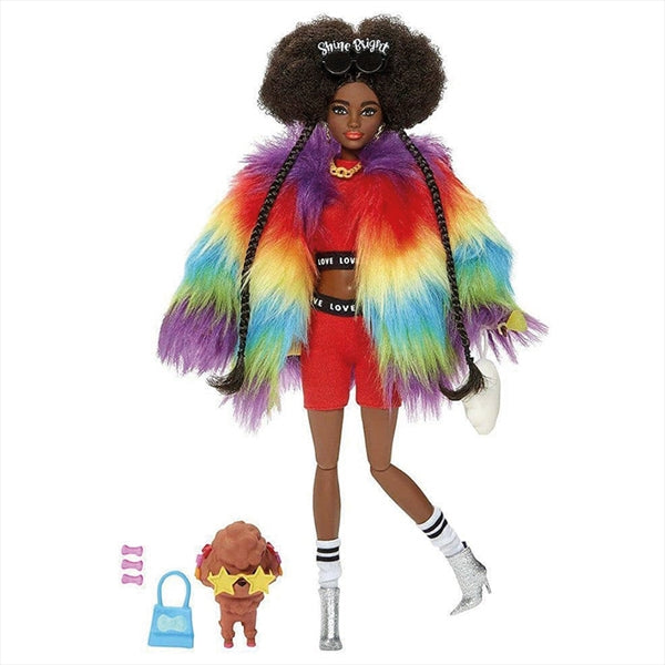Barbie Extra Doll No.1 with Rainbow coat