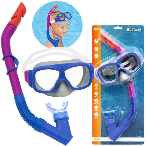 Bestway Snorkel Mask Set Hydro-Swim Pike Set - +7 Years 