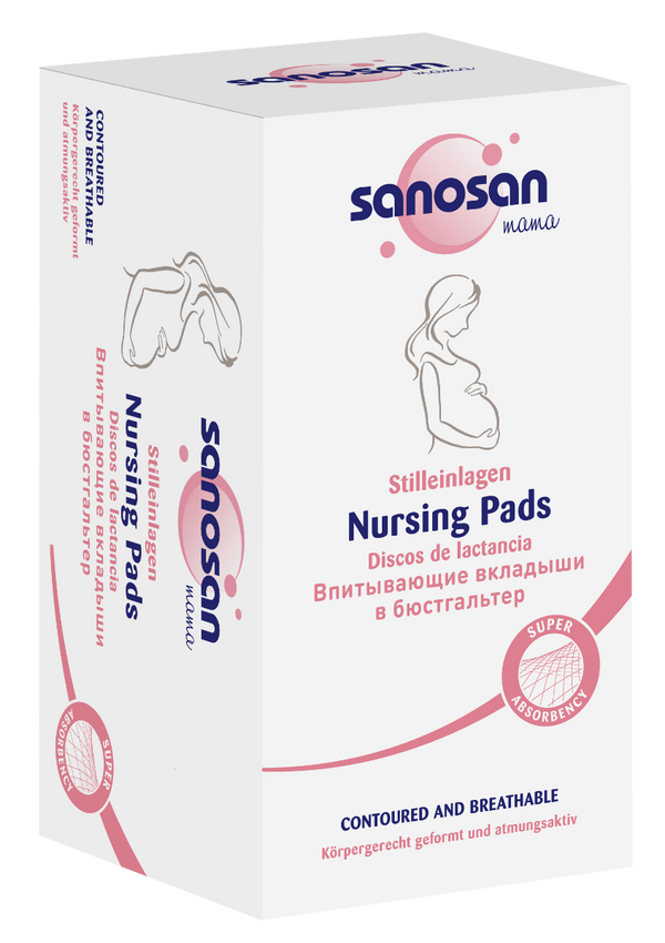Sanosan Mama Nursing Pads - 30 Pieces