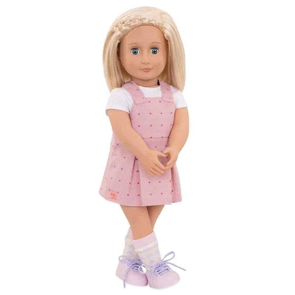 Our Generation Naty Doll with Overall Dress