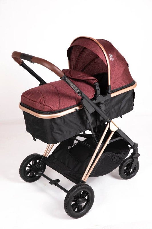 LeQueen BC1 New Baby Stroller High Quality - High Safety| Wine Red
