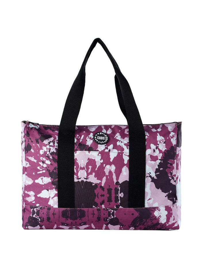 Cubs Cacti and Burgendy Women Double Faced Tote Bag