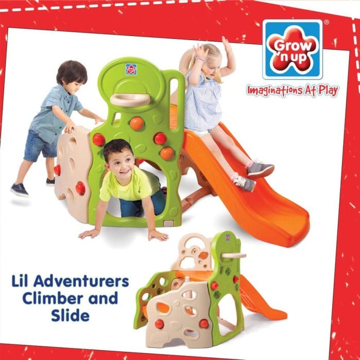 Grown Up Little Adventurers Climber N Slide