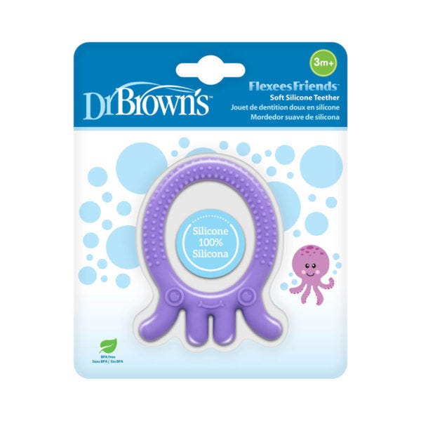 Dr.Brown's Flexees Friends Octopus Teether | Purple