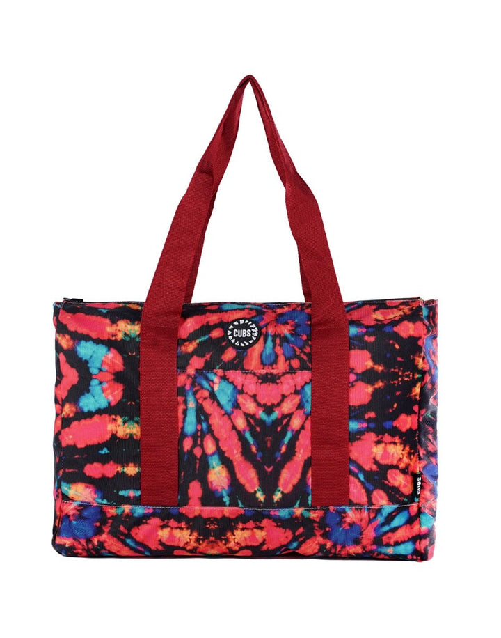Cubs Red Watermelon Slices and Red Black Women Double Faced Tote Bag