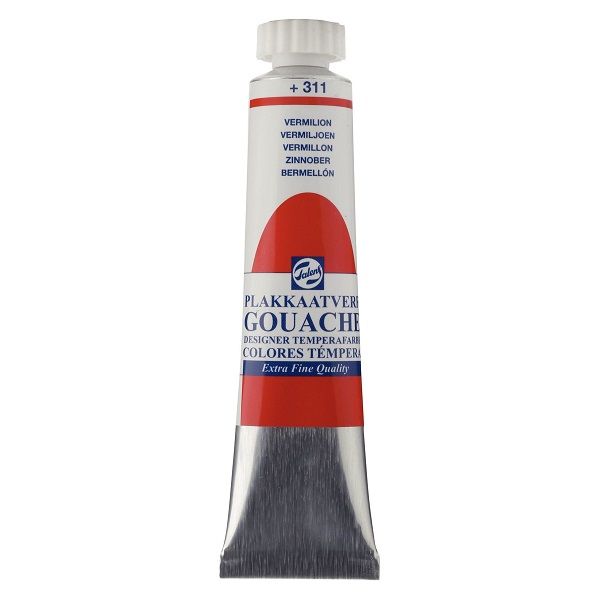 <p>
The Royal Talens Gouache Tube 20ml Vermilion is a high quality paint that is suitable for use by students, professionals, and anyone else looking to produce stunning works of art. This extra fine quality tube features a rich and vibrant color that is perfect for use in a variety of art projects. This tube is ideal for use in faculty of applied art, fine art, and engineering, and its high pigmentation and opacity make it a great choice for painting. This paint is made in the Netherlands, guaranteeing tha