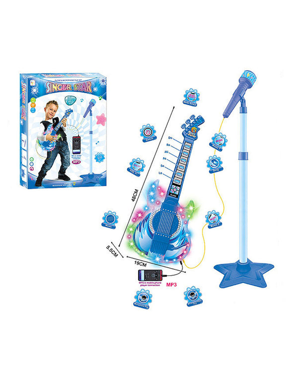 Singer Star Microphone With Stand Toy
