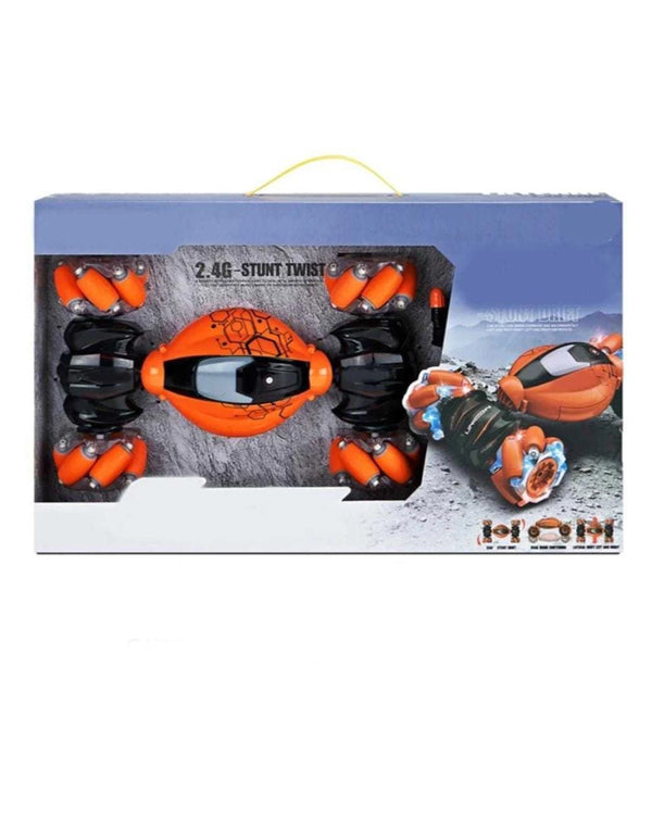 Remote Control Car Great Double Sided 2.4 Rotating - Orange