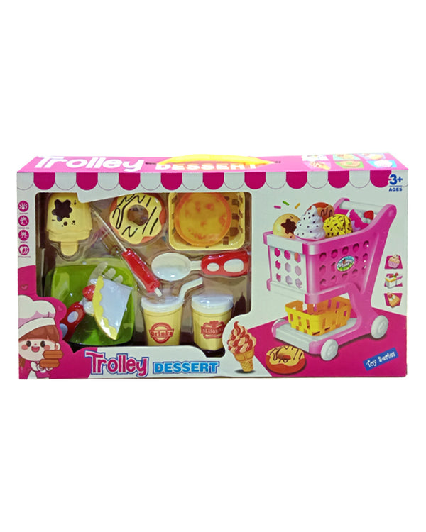 Toy Trolley Dessert Play Set