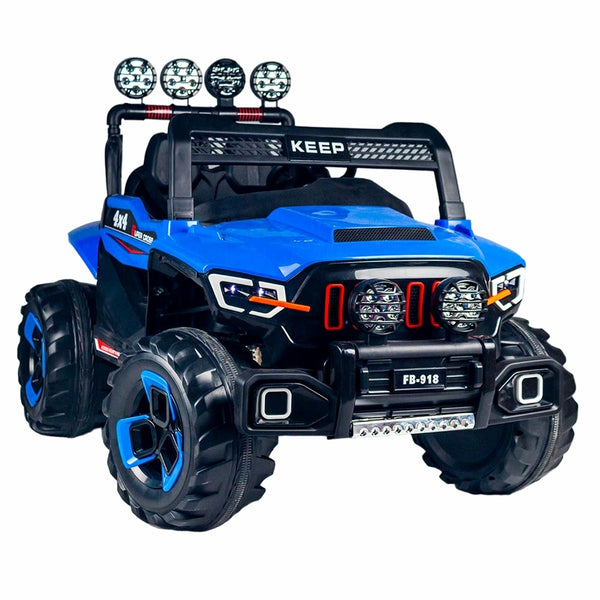 Super Fancy Electric Rides-On Car For Kids With Remote Control - Blue - Fb-918