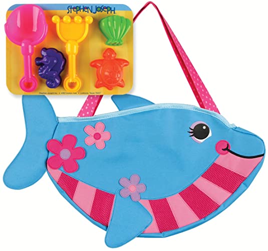 Beach Totes Back Dolphin (S16)
5 Sand Toys Included
