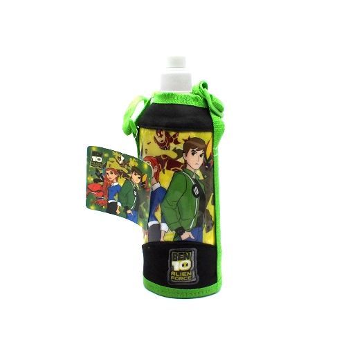 <p>

The BEN 10 Kids School Bottle With Cover - Green is the perfect way to make sure your child stays hydrated throughout the school day. With its bright and cheerful design featuring the iconic BEN 10 character, this bottle is sure to put a smile on your child's face. The lightweight and shatterproof design of the bottle keeps drinks cooler for longer, so your child can enjoy a refreshing sip of water or juice during their breaks. The leak-proof lid and easy-grip handle make the bottle easy to transport, 