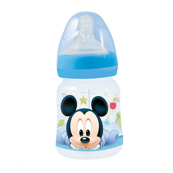 Mickey Stor Baby 150 ML Bottle Silicone Teat 3 Positions