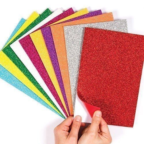 <p>

This Pack of 10 Foam Glittered Sheets is perfect for adding a bit of sparkle to any craft project. These sheets are made from high quality foam and feature a dazzling glittered surface. They are perfect for adding texture and dimension to cards, scrapbooks, and other craft projects. The sheets are lightweight and easy to cut, making them ideal for all kinds of paper crafting. The glittery surface is also great for making stencils or for adding a dazzling finish to any project. This pack of 10 sheets is