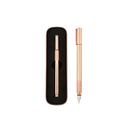 <p> 
This Metal Fountain Pen In Metal Box - Golden from China is the perfect writing tool for office and students alike. It is made from high quality materials, guaranteeing its durability and reliability. Its classic design will provide a touch of elegance to your writing, and the metal box it comes in will help keep your pen safe and secure. The pen is suitable for all types of paper, and the ink flow is smooth and consistent. Its ergonomic shape ensures comfortable writing and an easy grip. The Metal Fou
