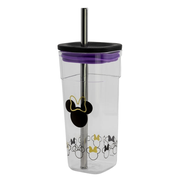 Stor Young Adult Minnie Ac Cube Tumbler (With Stainless Steel Straw)  540 Ml