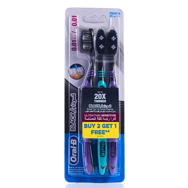 Oral-B Toothbrush Up To 20X Black Buy2 Get1