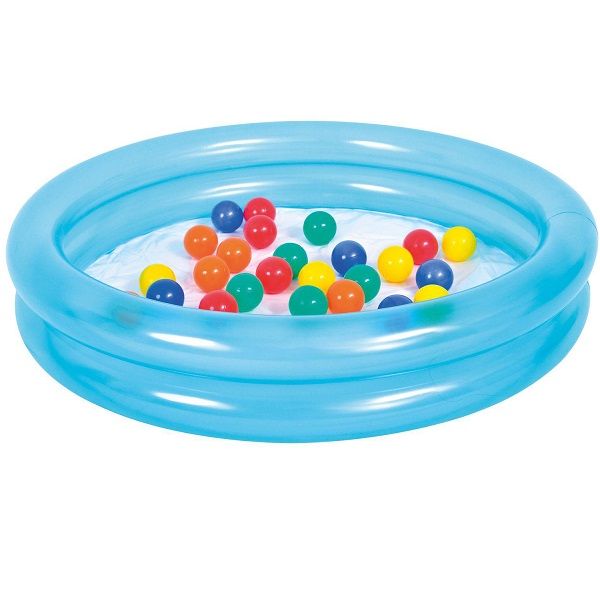 <p> 
The Jilong Inflatable Children's Pool Round Polka Dots - 90cm x 20cm - No:51011 is the perfect pool for children to enjoy during the summer. It is made from high quality PVC material, making it durable and safe for kids to use. It has a capacity of 120L and can hold up to one child. The pool is round in shape and comes with 25 marbles for extra fun. The recommended age for this pool is from 04 to 05 years old and it should be used with adult supervision. It has been certified by INMETRO and it comes wi
