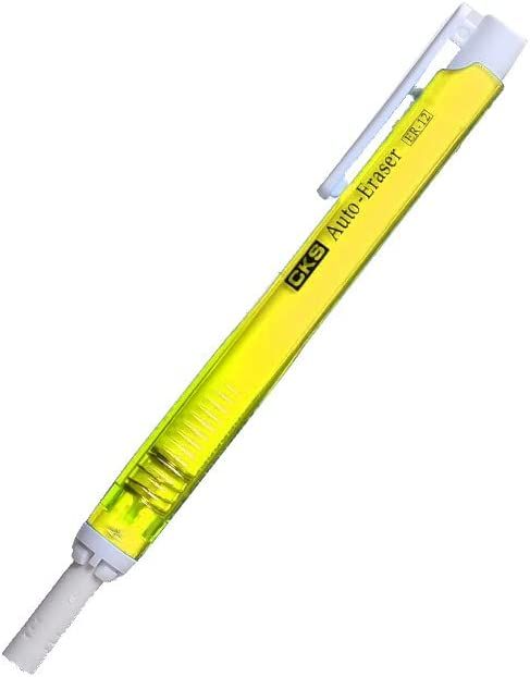 <p> 
The CKS Auto Mechanical Eraser Pen is a great choice for teachers and students alike. This high quality eraser pen is made of high quality material, making it durable and reliable. It features two kinds of mechanical systems that make it more convenient to use than traditional block-shape erasers. It also comes in cheerful colors that add some style to your study or office space. The pen is also environmentally friendly, as CKS offers refills for the product. Whether you need to erase mistakes or clean