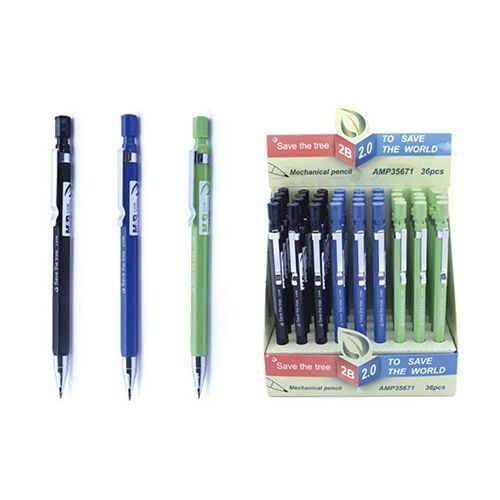 <p> 
The M&G Mechanical Pencil 2.00MM is perfect for both office and school use. It is made from high quality materials and is designed to provide a comfortable writing experience. It has a lead size of 2.00MM and writes smoothly and accurately. The pencil also comes with a comfortable grip for ease of writing, as well as a pocket clip for easy storage. The mechanical pencil is designed for long-term use as it is made to be durable and will not break easily. It is also able to produce uniform lines and is i