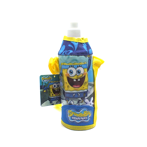 <p>

This Kids School Bottle With Cover Sponge Bob is the perfect choice for any student heading back to school! Made from high quality material, this bottle is sure to last through the school year. Featuring an adorable Sponge Bob design, this bottle is sure to put a smile on the face of any child. It’s perfect for all their school needs, such as carrying water to class, or for their school lunch. It’s lightweight and easy to carry, and features a convenient flip-top lid for easy access. Each bottle is des