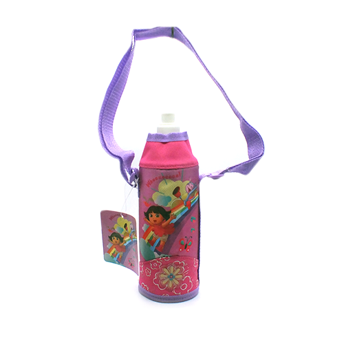<p> 
This Kids School Bottle with Cover Dora is the perfect companion for your child's school days. Made from high-quality, durable materials, this bottle is designed to keep your child's drink safe and secure. The unique design features a cover with a popular character, Dora the Explorer, printed on the front, making it an ideal choice for any little explorer. The bottle also comes with a leak-proof lid to prevent any accidental spills and is easy to clean. This stylish and practical bottle is perfect for 
