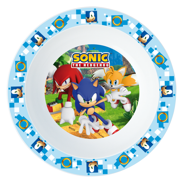 Stor Sonic Kids Microwave-Safe Bowl