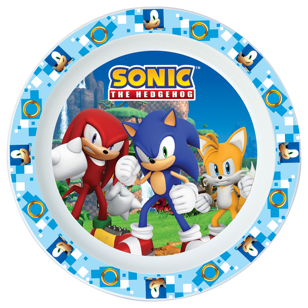 Stor Sonic Kids Microwave-Safe Plate