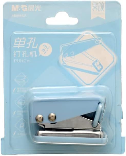 <ul>
<li><strong>Chenguang mini punch hole desk paper punch - 1pcs - No:ABS916Z1</strong></li>
<li>Made in China</li>
<li>Made of high quality</li>
<li>ItemType: Mini Punch.</li>
<li>Item Color: Baby Blue .</li>
<li>This metal punch is a stylish design that offers you a comfortable feel with precision.</li>
<li>This is a regular One hole paper punch for home and office use.</li>
<li>High dimensional accuracy, which promises to punch with nearly zero error.</li>
<li>Advanced but straightforward design provid