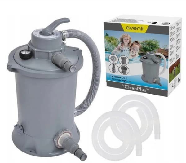 <p>
The Jilong Avenli 1000gal Sand Filter for inflatable frame swimming pool- No:290730EU is the perfect device for keeping your pool clean and free from pollution. This sand filter pump has a capacity of 3785 liters/hour, making it the ideal choice for medium-sized pools. It is made of high-quality materials, and is easy to install and use. The filter requires sand with a grain size of 0.45-0.85mm, which is not included in the package. It is compatible with Bestway and Intex pools, with dimensions of 244-4