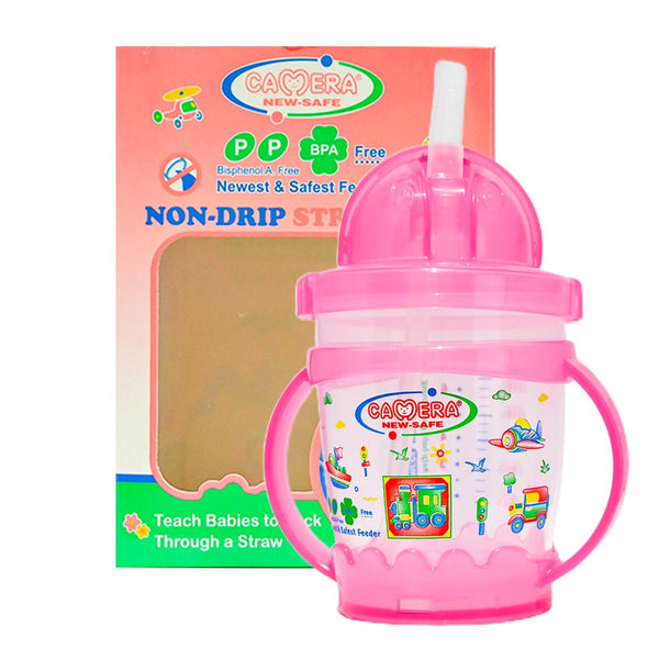 Camera Cup Shalimo Plastic Pink 180Ml