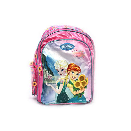 <p> 
The School Bag Disney Size 18 Inch Frozen is the perfect choice for your child's back to school needs! It is made from high quality materials and is designed to last for years to come. The bag features a fun Disney Frozen design that your child will love, and comes with plenty of space to store books, stationary, lunchboxes and more. The adjustable shoulder straps make it comfortable to carry, and the side pockets are perfect for water bottles and other small items. This bag is suitable for all ages, f