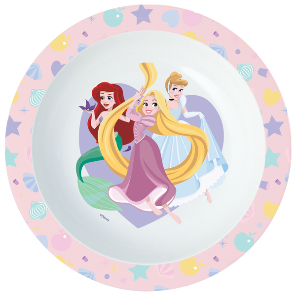 Stor Princess Kids Microwave-Safe Deep Plate