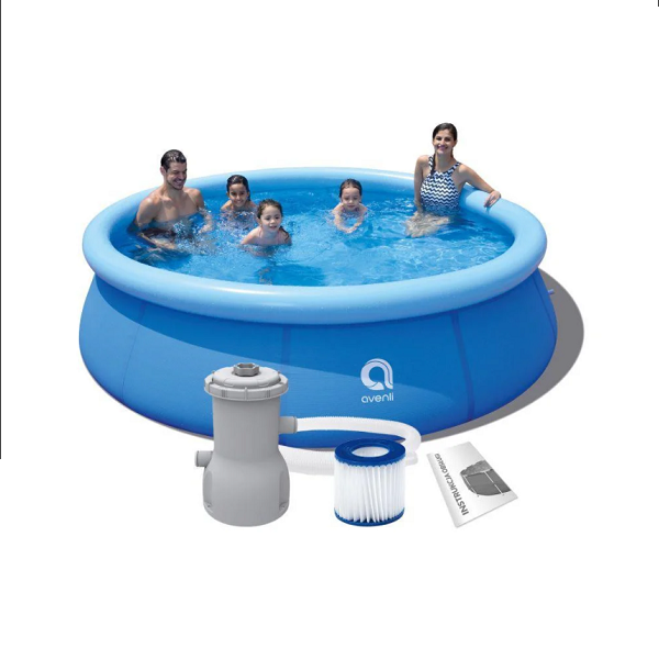 <p>
The Jilong 17793EU inflatable pool is the perfect addition to your backyard for hot summer days spent with family and friends. Designed with a round shape and a diameter of 300 cm and a height of 76 cm, this inflatable pool has a durable, modern 3-ball vinyl construction that is reinforced with laminated polyester with a mesh finish on both sides. This ensures years of damage-free service, making it the perfect choice for children over 3 years of age and adults alike.

The pool also comes with a filter 