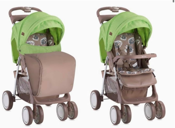 Lorelli Luxury Baby Stroller For Newborn Babies | Neon Green