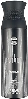 Ajmal Carbon Deodorant Spray Black 200Ml