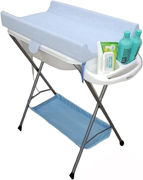 Multifunctional Baby Bathing Table and Diaper Changing Station | Blue