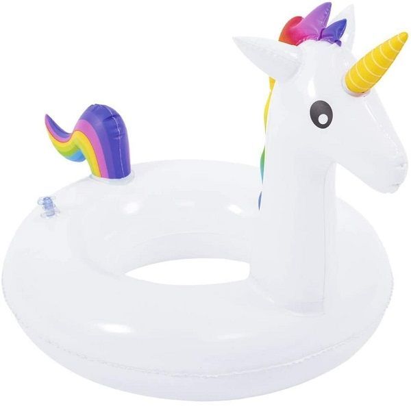 <p>

The Jilong Sunclub Unicorn Swim Ring 55 cm No: 37434 is the perfect buoyancy aid for your little one's swimming adventures. Made from high quality materials with an ergonomic seat for utmost comfort, this inflatable float is specially crafted to enhance your child's playtime. Durable plastics maintain a smooth driving experience, and the multicolored unicorn design adds a touch of fun to the pool. Suitable for both genders and kids aged 4 to 8 years, this swim ring is the perfect pool companion for you