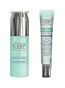 Eva Skin Clinic With White Pearl Extract Day Whitening Cream, 50 Ml + Cream To Lighten And Moisturize The Eye Contour, 15 Ml For Free