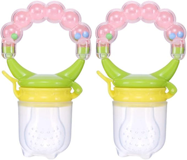 2 Pack Baby Fruit Ring Pacifier |Pink