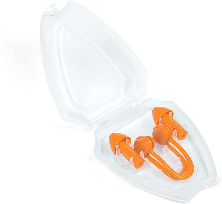 <p>
The Bestway 3 Pack Swimming Nose Clip and Earplugs Set for Kids and Adults - No:26032 provides swimmers with the perfect combination of protection and comfort. The set is made from high quality and durable silicone that is lightweight and flexible, making it comfortable and safe to use. The set helps swimmers to improve their breath control and streamline their swim, allowing them to enjoy the underwater experience without the discomfort of water entering their nose and ear canal. The set also helps pro