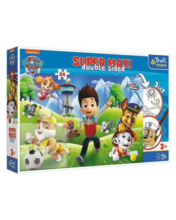 Paw Patrol Super Maxi Double Sided Jigsaw Puzzle – 24 Pcs