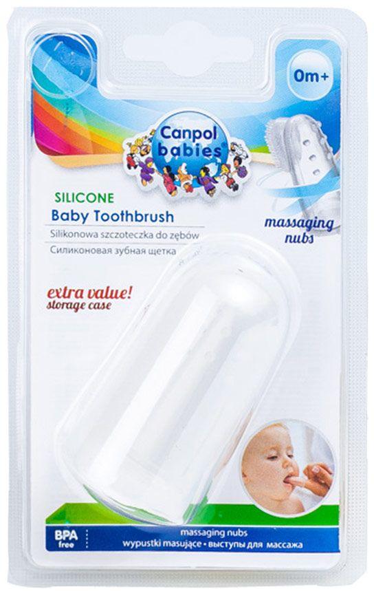 Canpol Babies Silicone Toothbrush 
For Gums And Teeth With Case