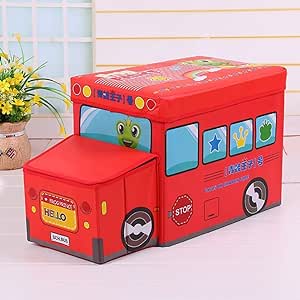 Storage School Bus Box | Multicolor