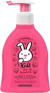 Sanosan Kids Shmpoo & Shower Rasberry (SLS Free) | 200 ML